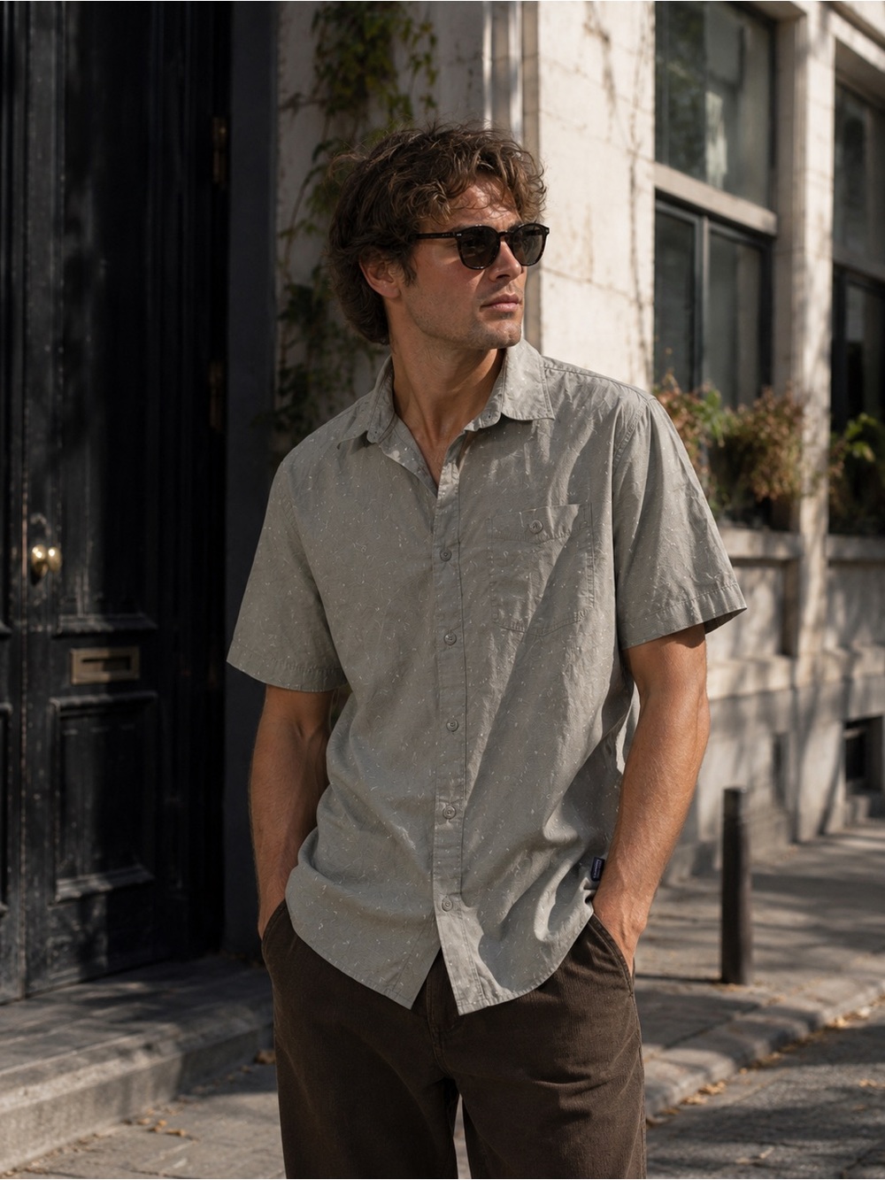 Patagonia Short Sleeve Button-Down Shirt | Size M | Outdoor Casual